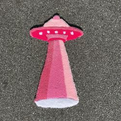Spaceship Hand Made Rug 