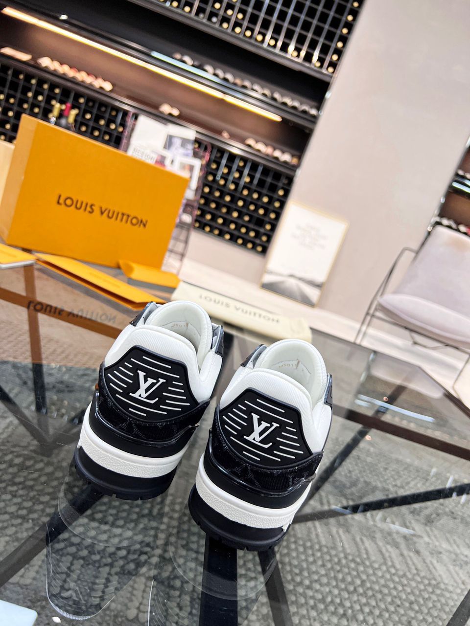 SALEOFF Louis Vuitton LV Trainer White Black Sneaker - USALast