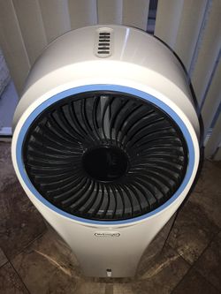 DeLonghi America Portable Evaporative Cooler White Environmentally