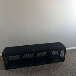 Black Bench With Storage