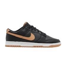 Nike Dunk Low "Black/Amber Brown" 