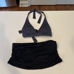 Bikini Top And Swim Skirt Size Small