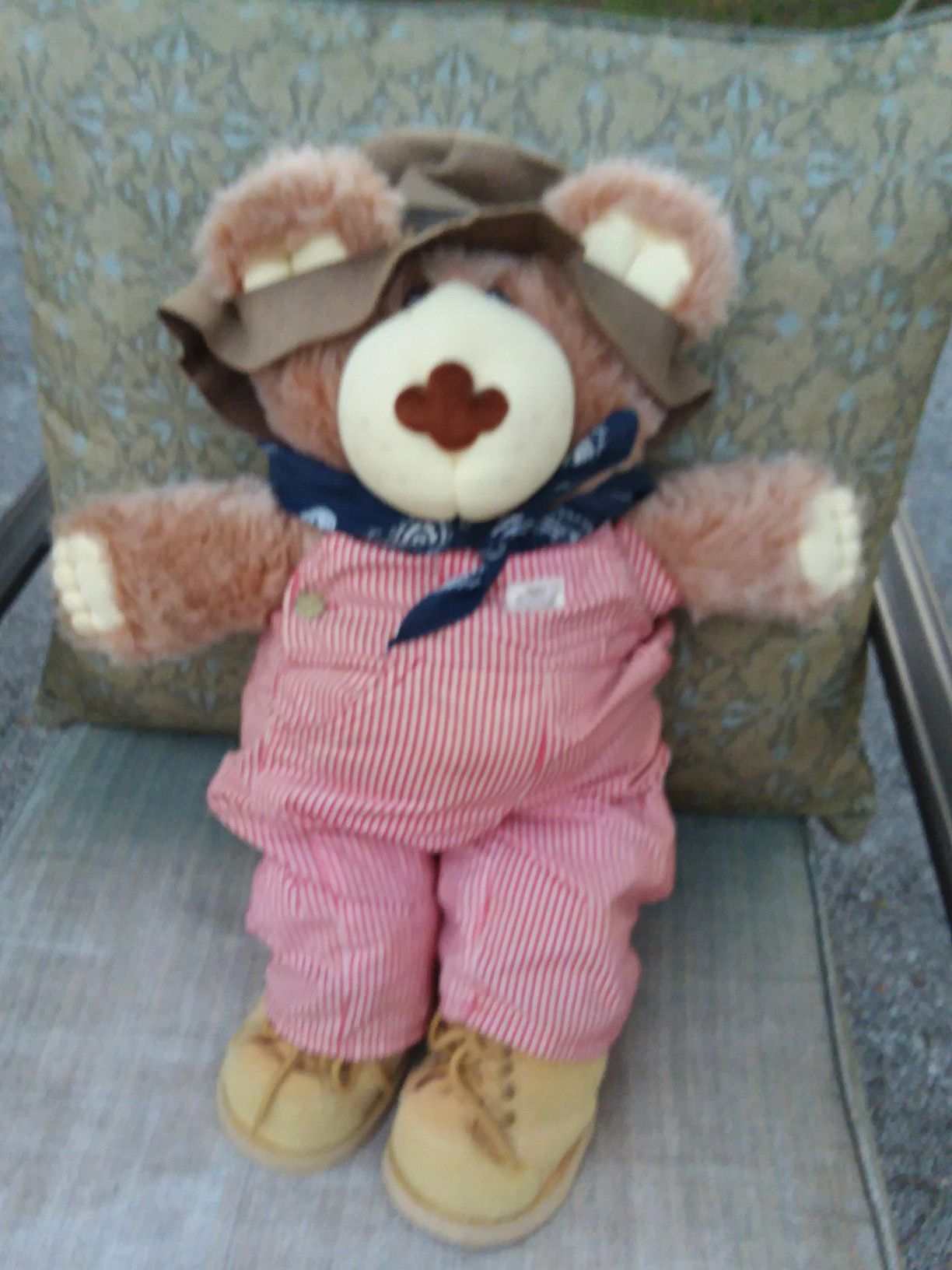 Bear cute train suit with boots