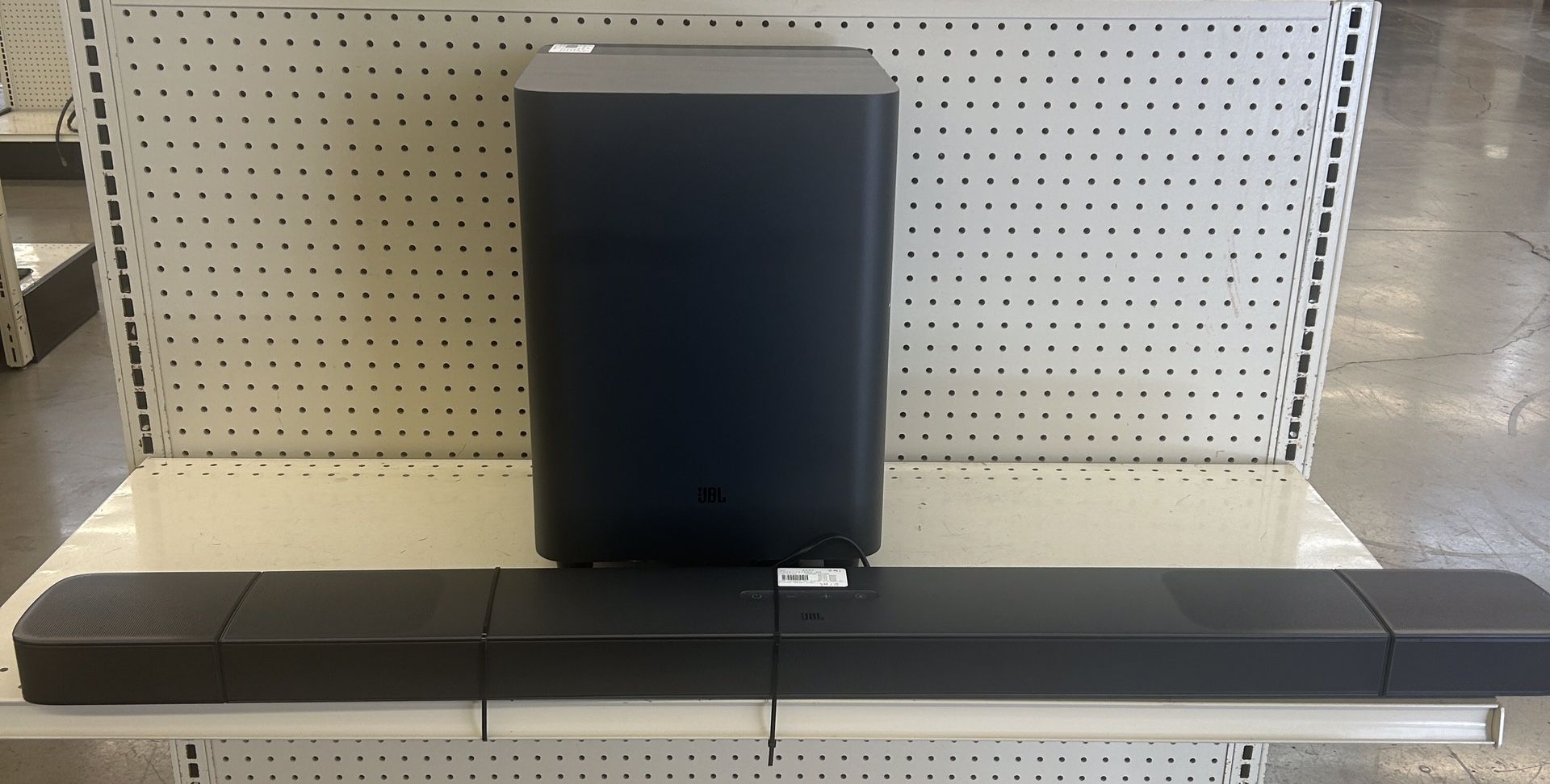 JBL SUBWOOFER AND SOUNDBAR!!