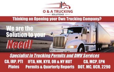 Intra/ Interstate Trucking Permits & Authorities
