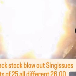 Back Stock Blow Out Slnglssues Lots Of 25 All Different 