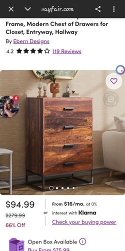 Ebern Designs Modern 4-Drawer Chest of Drawers