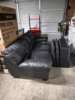 Free leather sofa