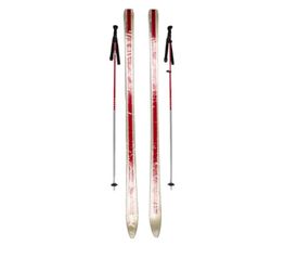 Prada Sport Dynastar 4x4 190cm All Mountain Skis, Poles, Bag Made in France