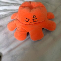 Reversible Octopus Plushie For Communicating Feelings