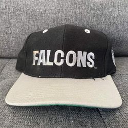 NFL Atlanta Falcons Hat - Black And Silver SnapBack