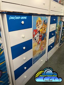 Paw patrol closet wardrobe dresser ropero armoire