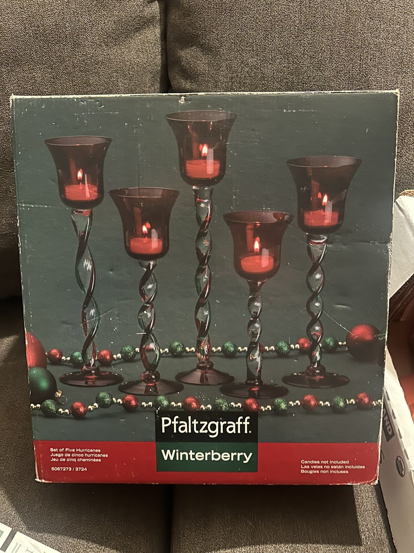 Pfaltzgraff Winterberry Candle Holders