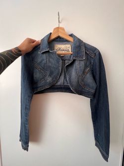 Cropped denim jacket