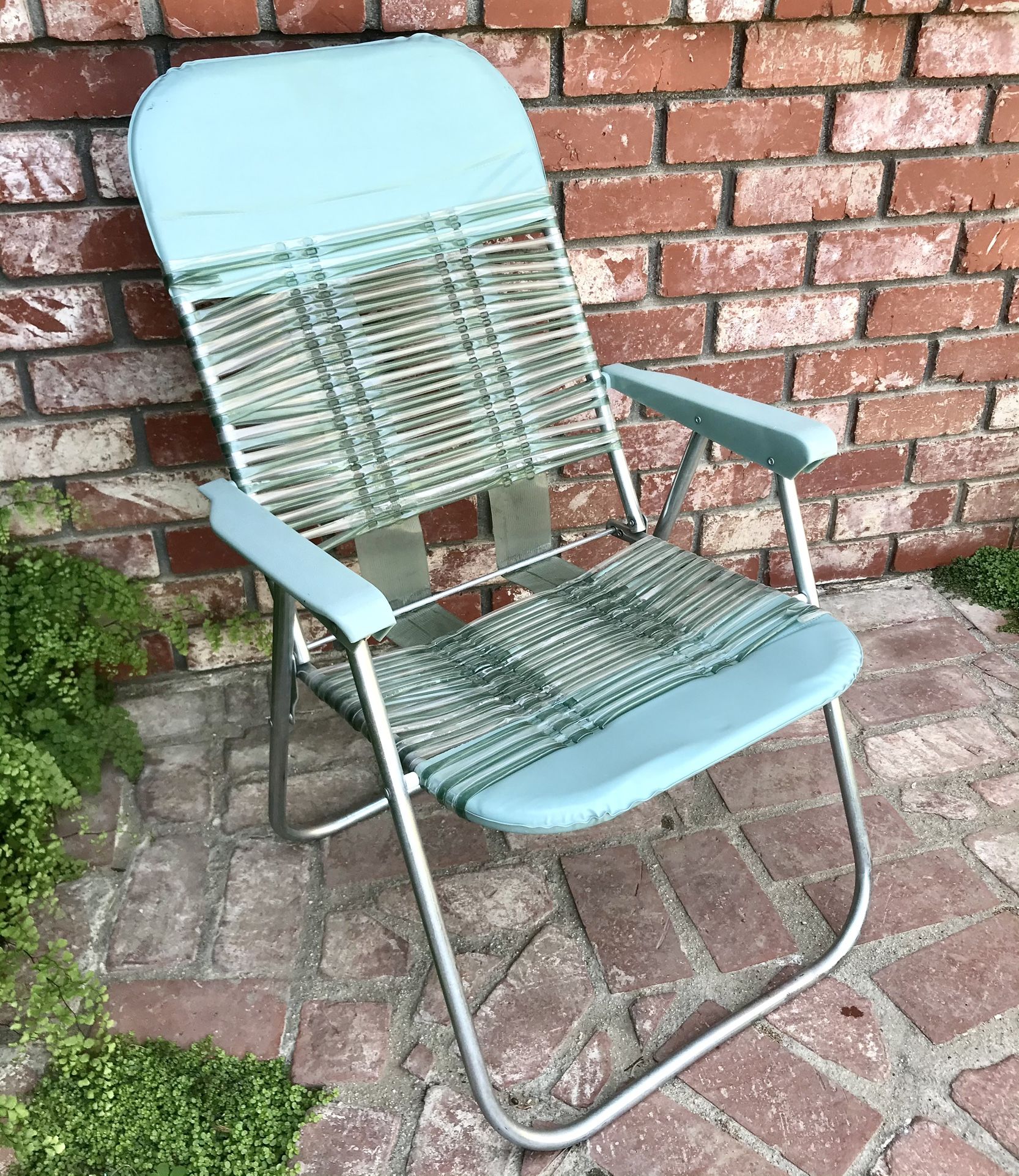 Vintage Lawn Patio Folding Chair Tap See More for All Info 