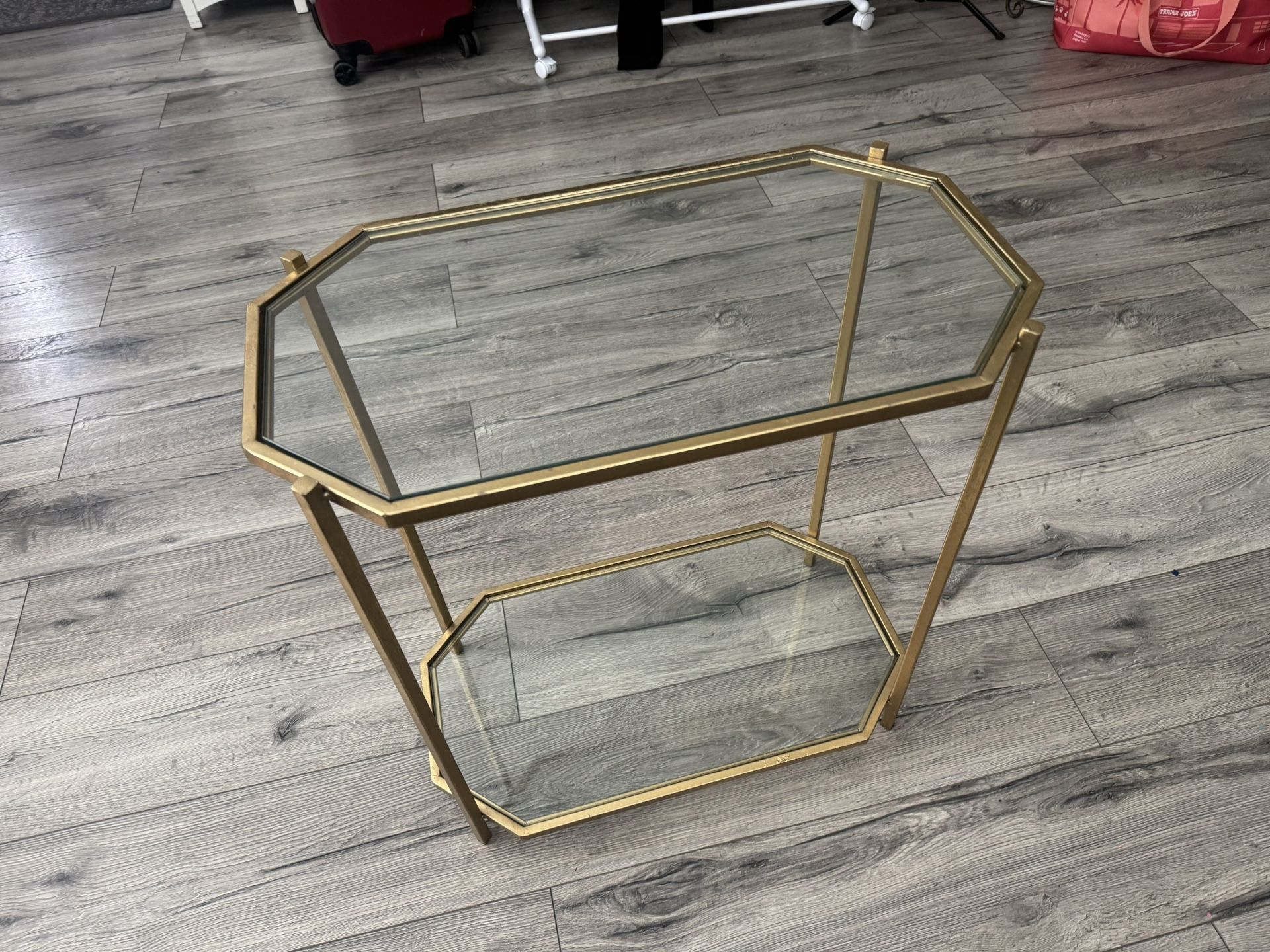 Small Accent Table 2 https://offerup.com/redirect/?o=VGllcnMuZ2xhc3M= & Metal.