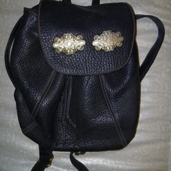 Vintage 90s Coach Leather Backpack