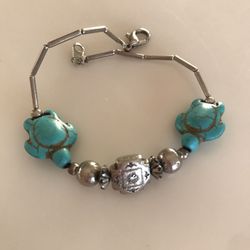 Turquoise turtle Bracelet