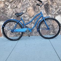 26" CLEAN VINTAGE Huffy Cranbrook Beachcruiser Beach Cruiser Bike Bicycle  Blue