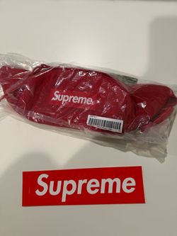 Supreme red small waist bag new with tag
