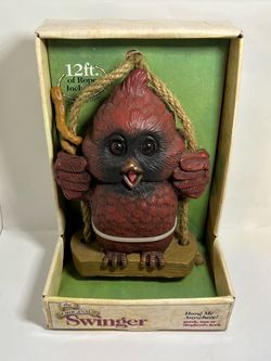 Original Swinger Cardinal Garden Decor