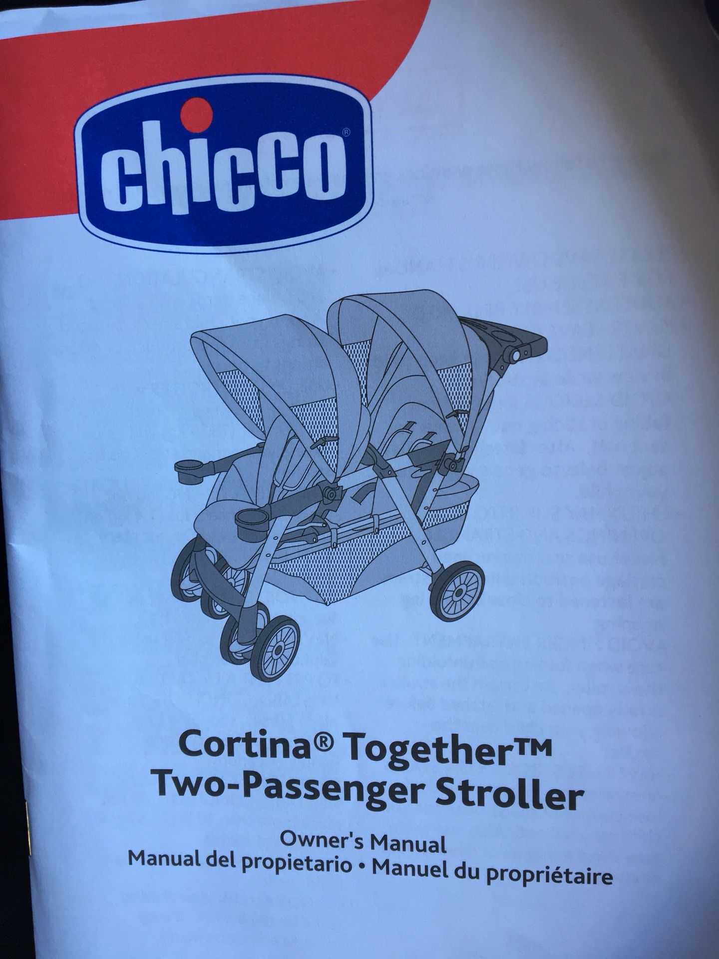 Chicco Double Stroller NEW