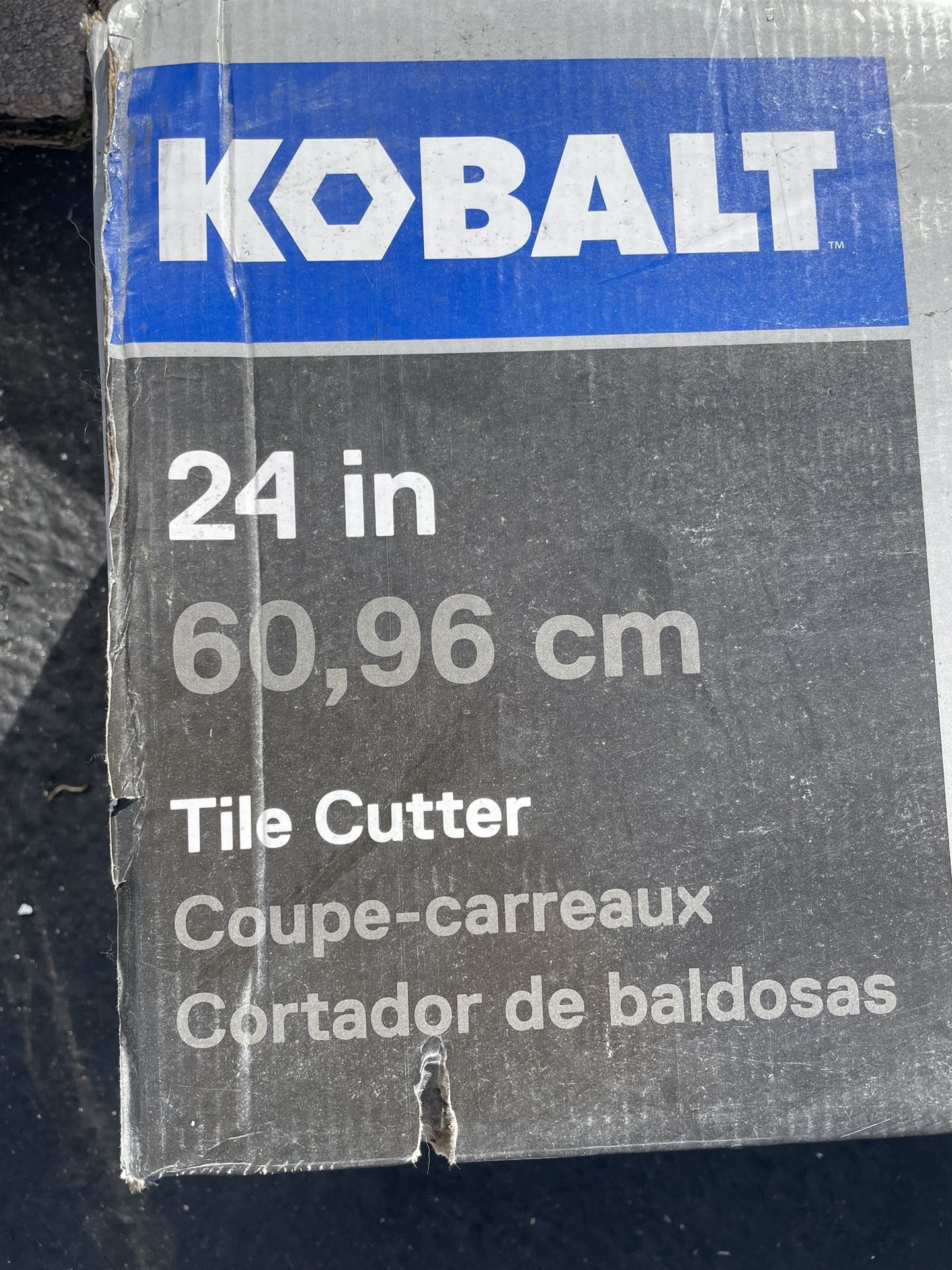 Kobalt 24inch tile Cutter Barely Used
