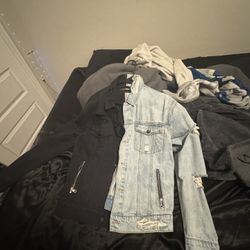 Fashion Nova two tone denim jacket