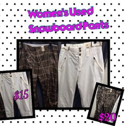 Women's Snowboard Pants & Other Gear
