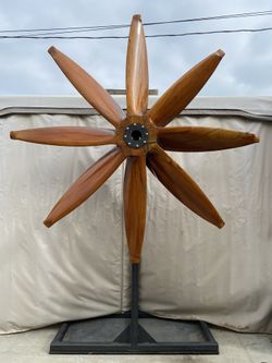 Motion Picture Memorabilia Art Fritzen Propellor Aircraft History Ritter Fan Artwork Handcrafted Cinema Movies Television History 