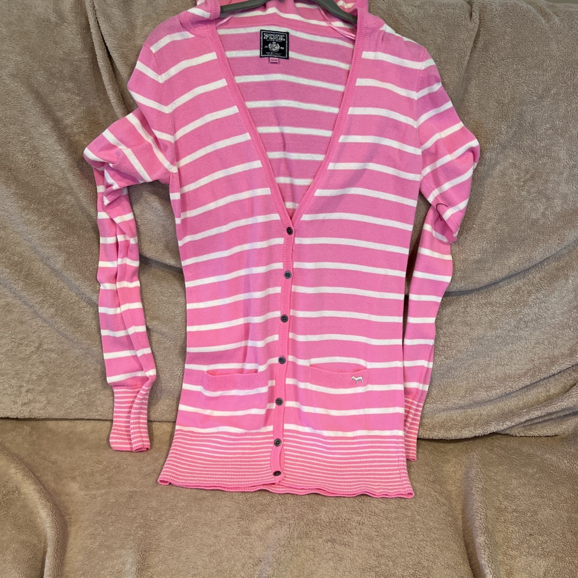 Pink cardigan top