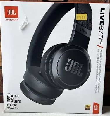 JBL Live 675NC Wireless True Adaptive Noise-cancelling On-Ear Headphones