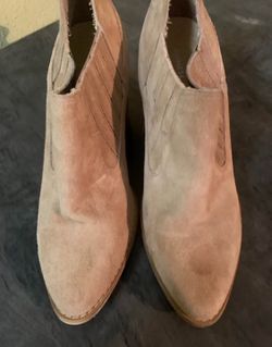 Chinese Laundry Suede Wedge Ankle Boots