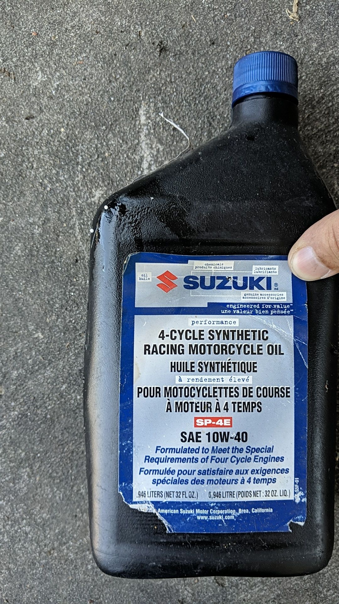 Suzuki 10w-40 oil 1quart