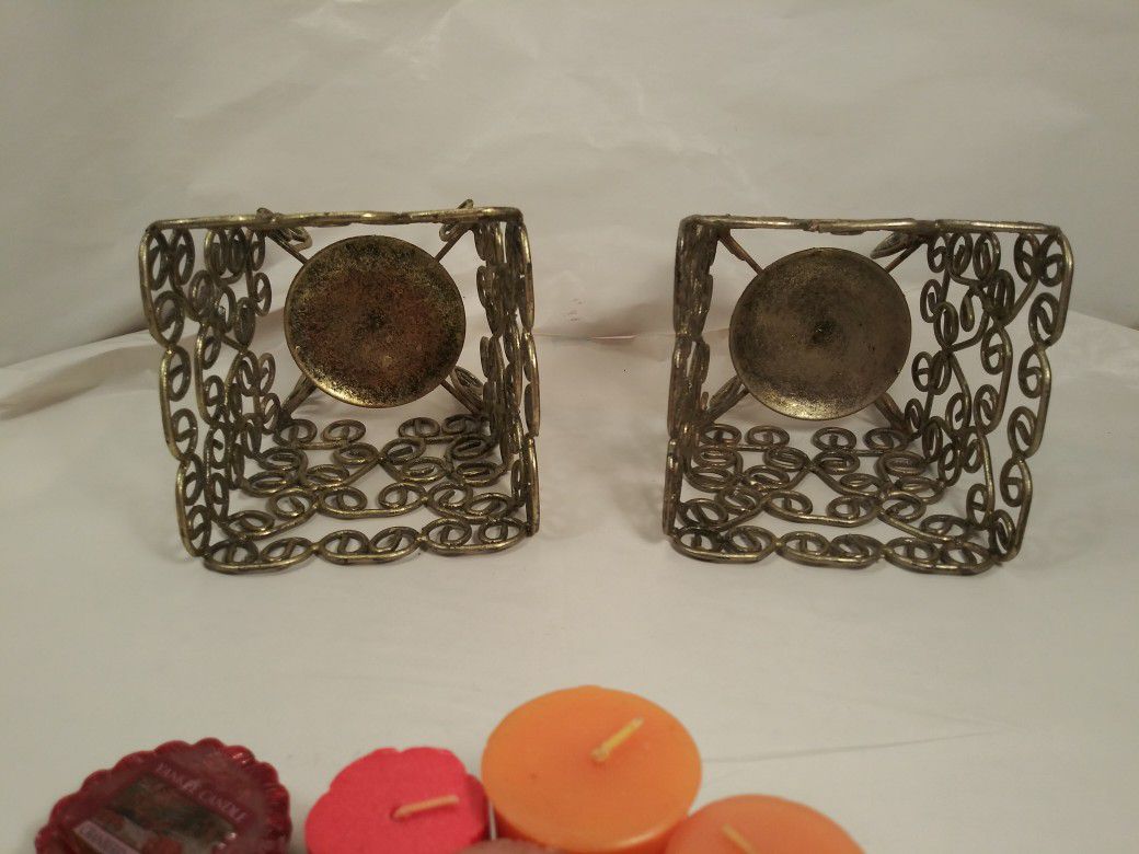 Gold Decorative Candle Holders Yankee Candle