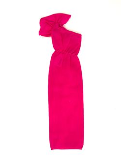 Pink with Ruffled One-Shoulder Sleeve Gown from Vintage 1987 Mattel “Barbie Pretty Choices Collection #4125”