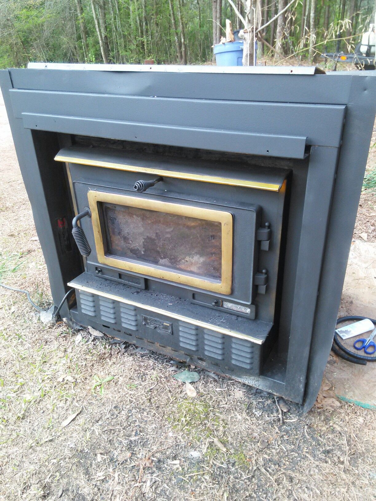 TODAY ONLY!!! Appalachian Stove Company wood burning stove for Sale in  Cumming, GA - OfferUp