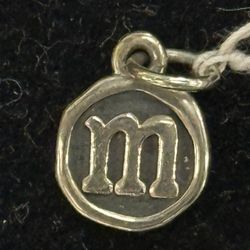 M Initial James Avery Charm 