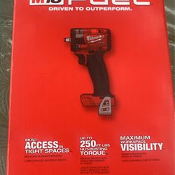 Milwaukee M18 FUEL GEN-3 18V Lithium-Ion Brushless Cordless 3/8 in. Compact Impact Wrench with Friction Ring (Tool-Only) 