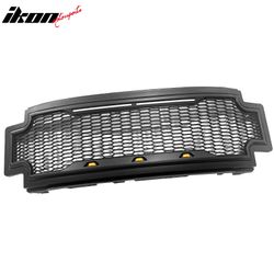 Fits 2018-2020 Ford F-150 Mesh Style Front Bumper Hood Grille Trim Meta Black