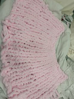 Chunky Knit Baby Blanket