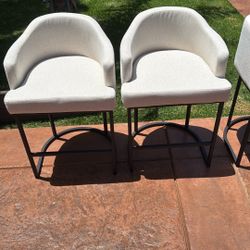 Set Of 2 Sand Counter Chairs $60 