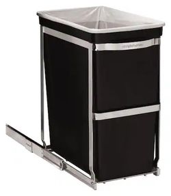 simplehuman 30-liter under-counter pull-out trash can