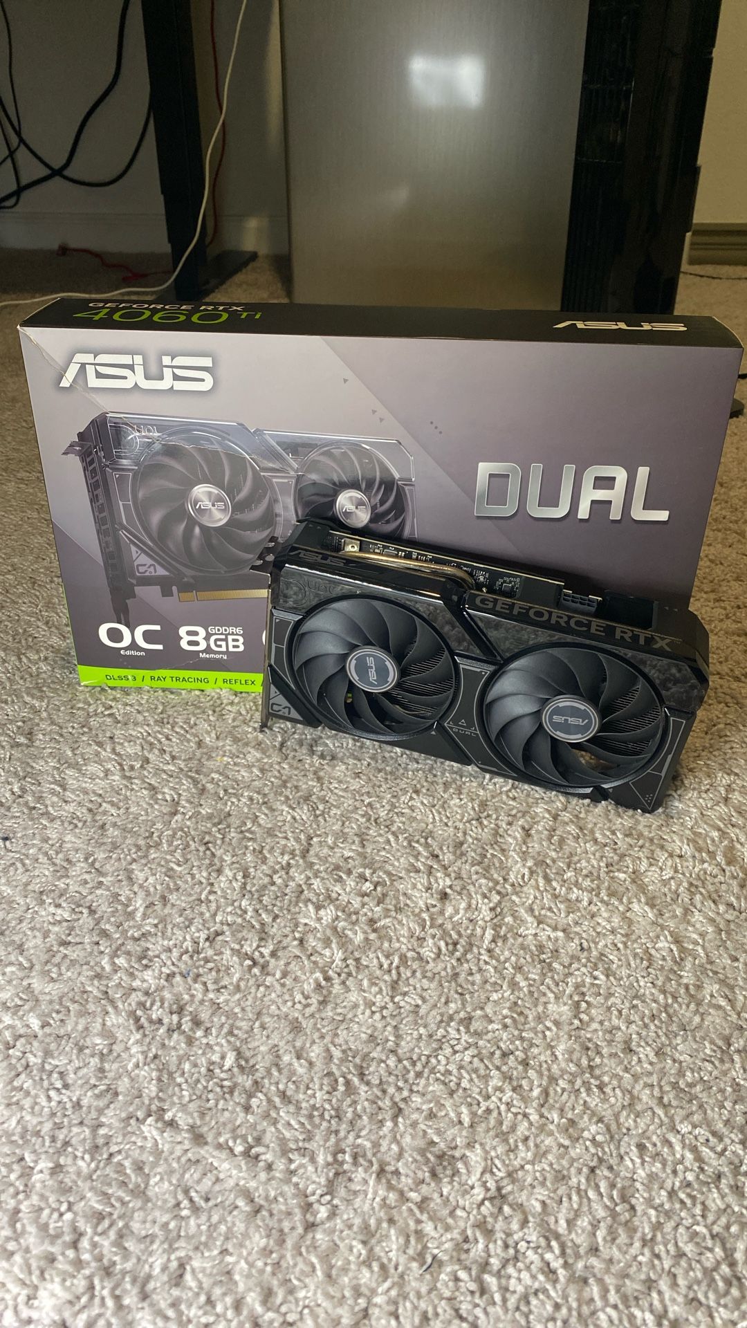 Asus RTX 4060 Ti 8GB DDR6 Dual OC Edition