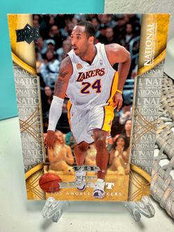 Kobe Bryant Lakers basketball cards - prices below in pic order