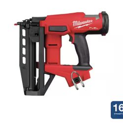 Milwaukee M18 FUEL 18-Volt Lithium-Ion Brushless Cordless Gen ll 16-Gauge Straight Finish Nailer (Tool Only