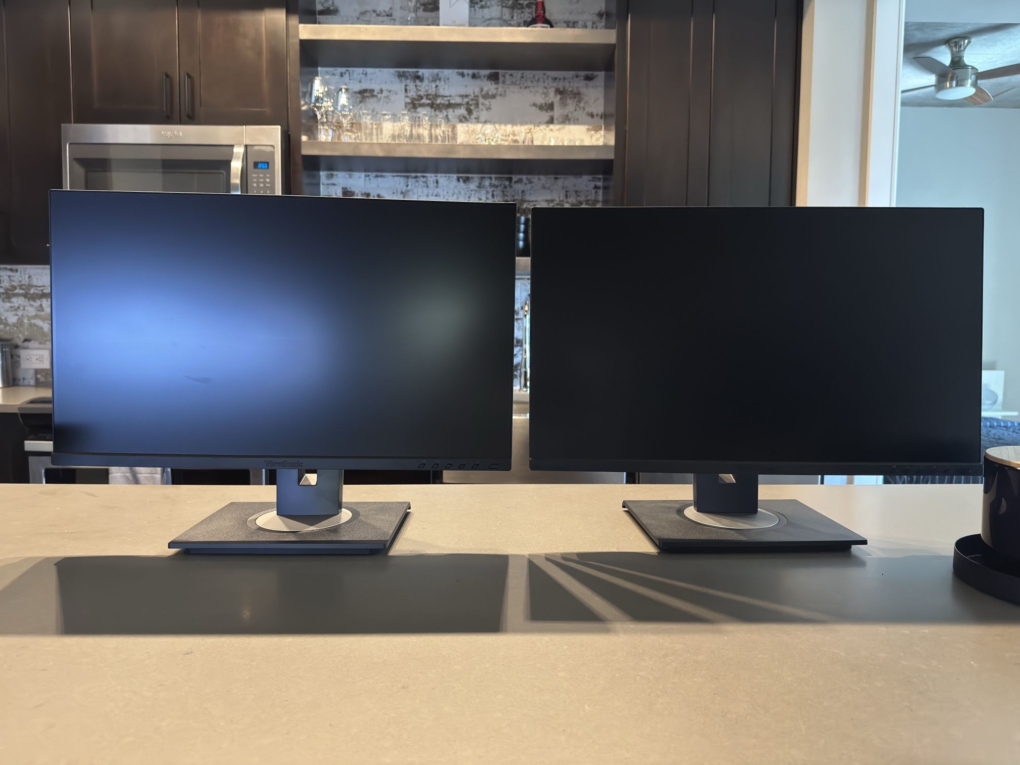 ViewSonic VG2448A 24 Inch IPS 1080p Ergonomic Monitors (Both)