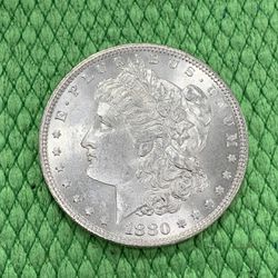 1880 BU Morgan Silver Dollar 