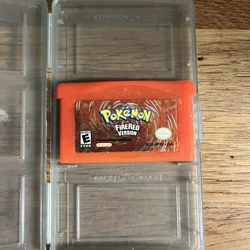 Pokemon Fire Red Authentic Cartridge Only 