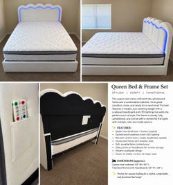Selling Queen Size Bed Frame and Mattress
